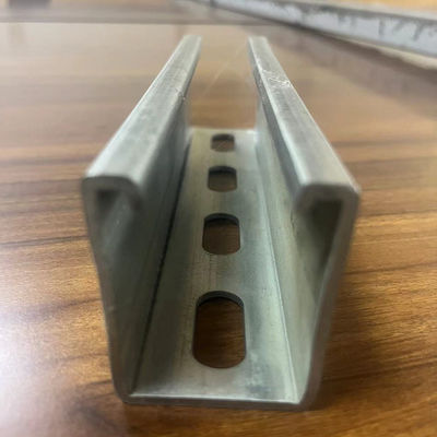 Sísmico 1 5/8 " galvanizado Unistrut acero soportes C canal resistente a los terremotos