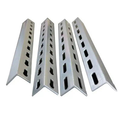 OEM hierro galvanizado con ranuras en el sistema de construcción de ángulos de 90 grados
