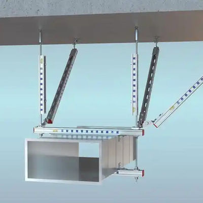 Cable de tubería de acero galvanizado a prueba de fuego, soporte antisísmico para terremotos