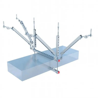 Sistema de frenado sísmico para cables de montaje en pared