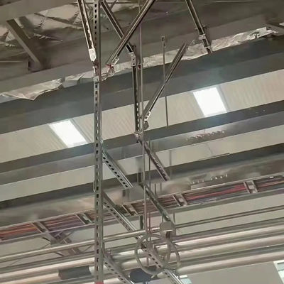 Tubo de techo sísmico anticorrosión soporta oscilación sísmica soporte de frenado a prueba de choques