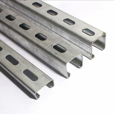 Sección de acero de 12 calibres de conducto de refuerzo sólido Acero suave para construcción estructural