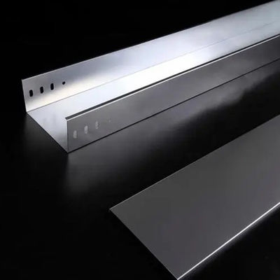 Tipo de escalera de acero Trunking Raceway Cable Tray Pre Gal HDG en polvo revestido