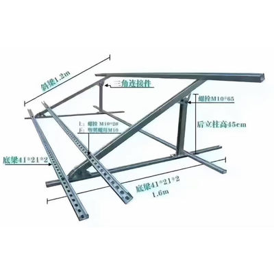 Panel solar para caravanas Brackets de trenes montajes inclinables para el techo