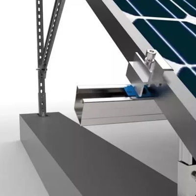 Retrato Panel solar inclinable Brackets de ferrocarril Montes de techo de tejas ajustables