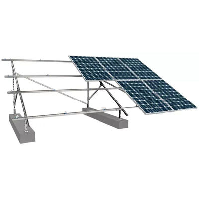 Accesorios de montaje de paneles solares con inclinación en el techo