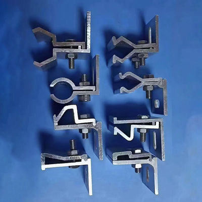 Accesorios de montaje solar ajustables Brackets Fijaciones de paneles fotovoltaicos