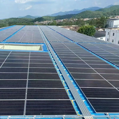 Pista de acceso temporal al techo anodizado OEM para paneles solares fotovoltaicos