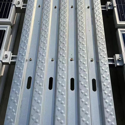 Pista de acceso temporal al techo anodizado OEM para paneles solares fotovoltaicos