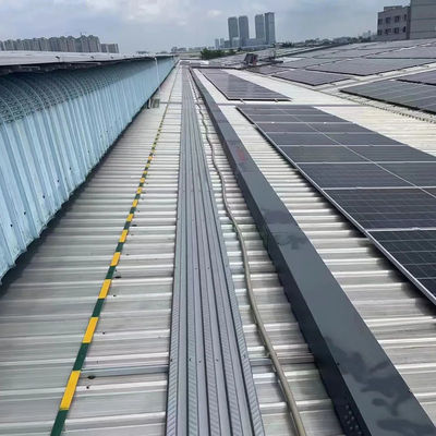 Panel PV Solar Rooftop Walkway Extrusión para energía renovable
